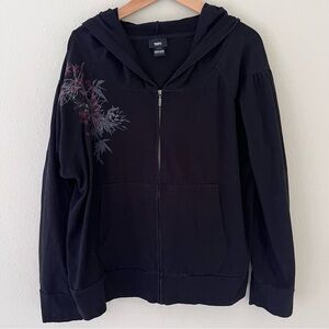 Mossimo Y2K Zip Up Hoodie Size 22W Jacket Goth Grunge Sweatshirt